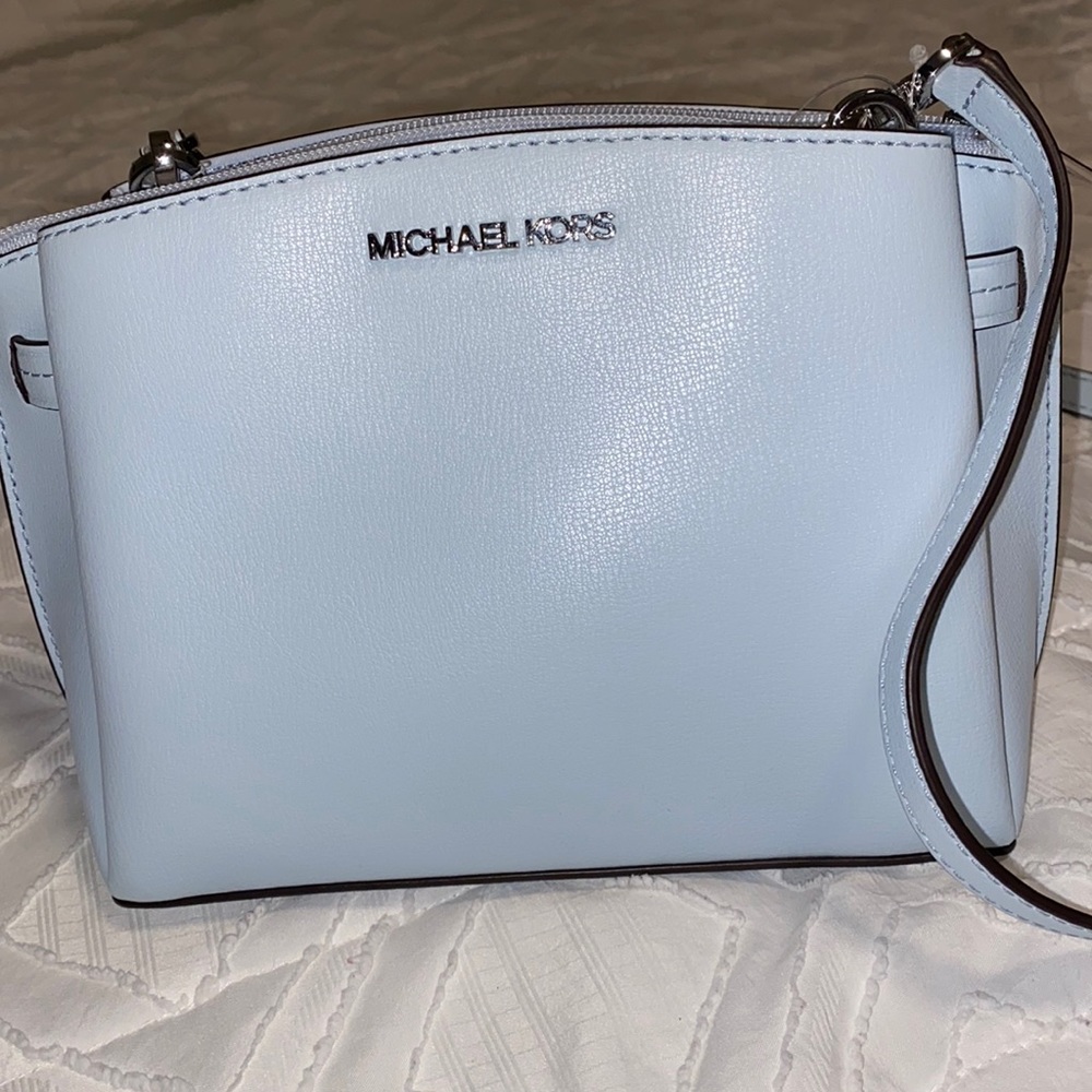 Micheal kors Rochelle md messenger leather bag